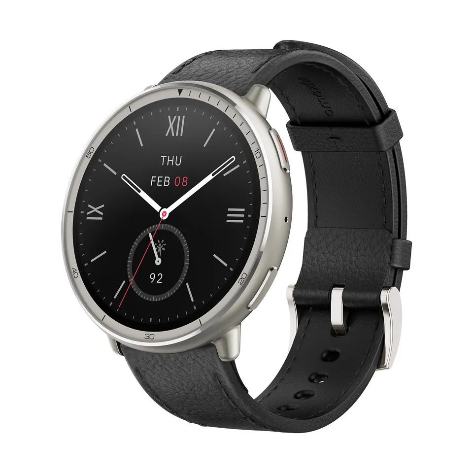 Amazfit Active 2 Premium smartwatch pelle nera NFC
