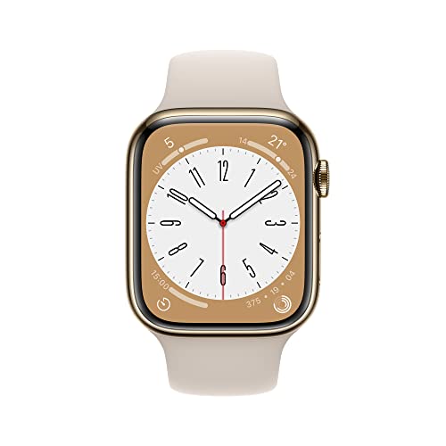 Apple Watch Series 8 smartwatch 45mm GPS Cellular oro galassia