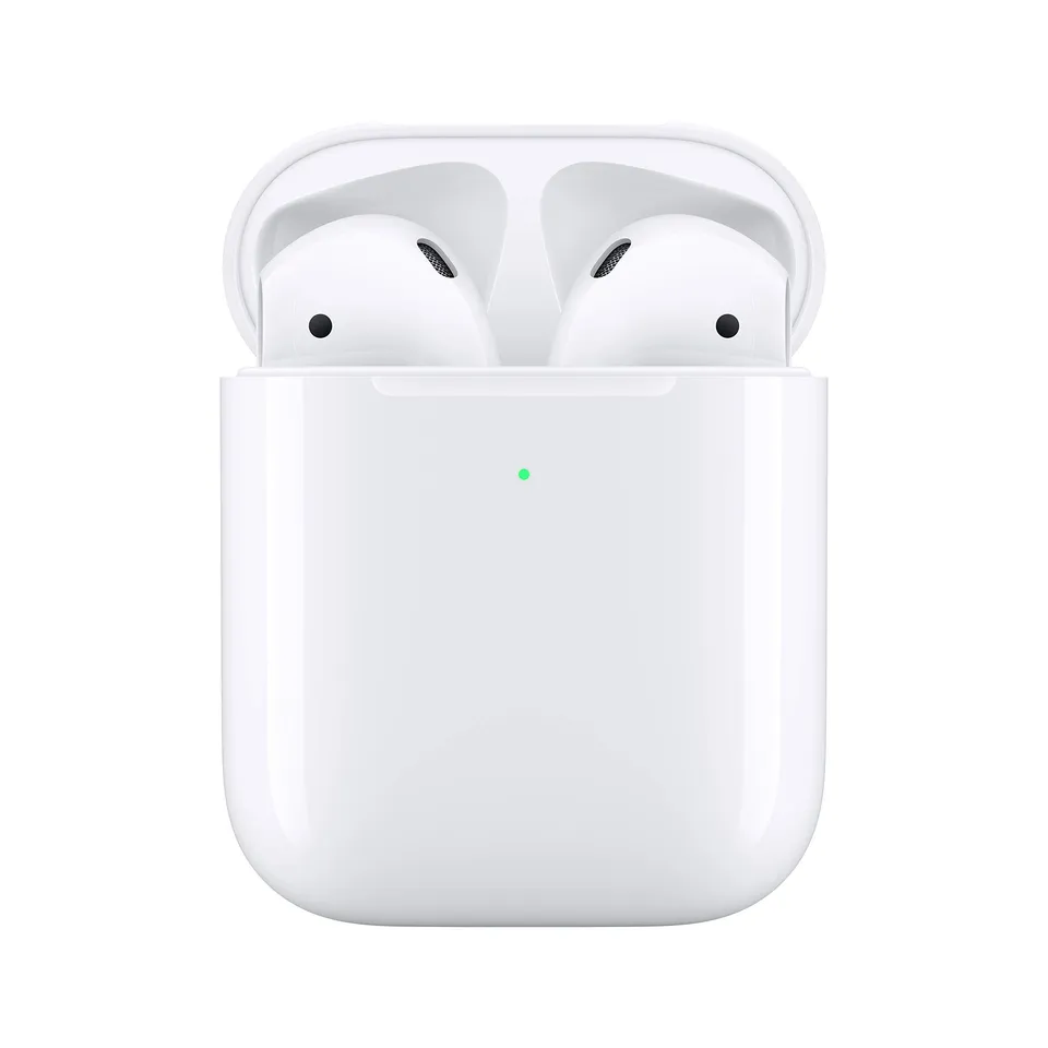 Apple AirPods auricolari wireless custodia ricarica Qi