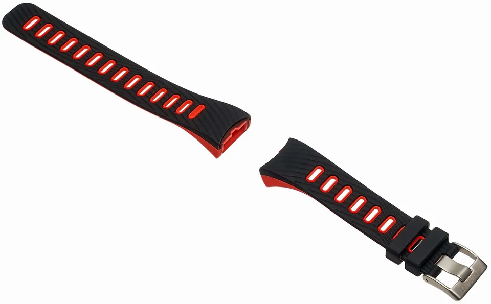 Garett Fit 23 GPS cinturino silicone nero-rosso