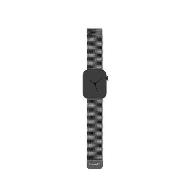 EnergyFit SQ22/ST30G cinturino milanese nero acciaio