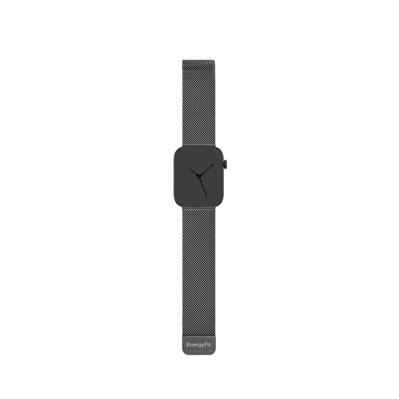 EnergyFit SQ22/ST30G cinturino milanese nero acciaio