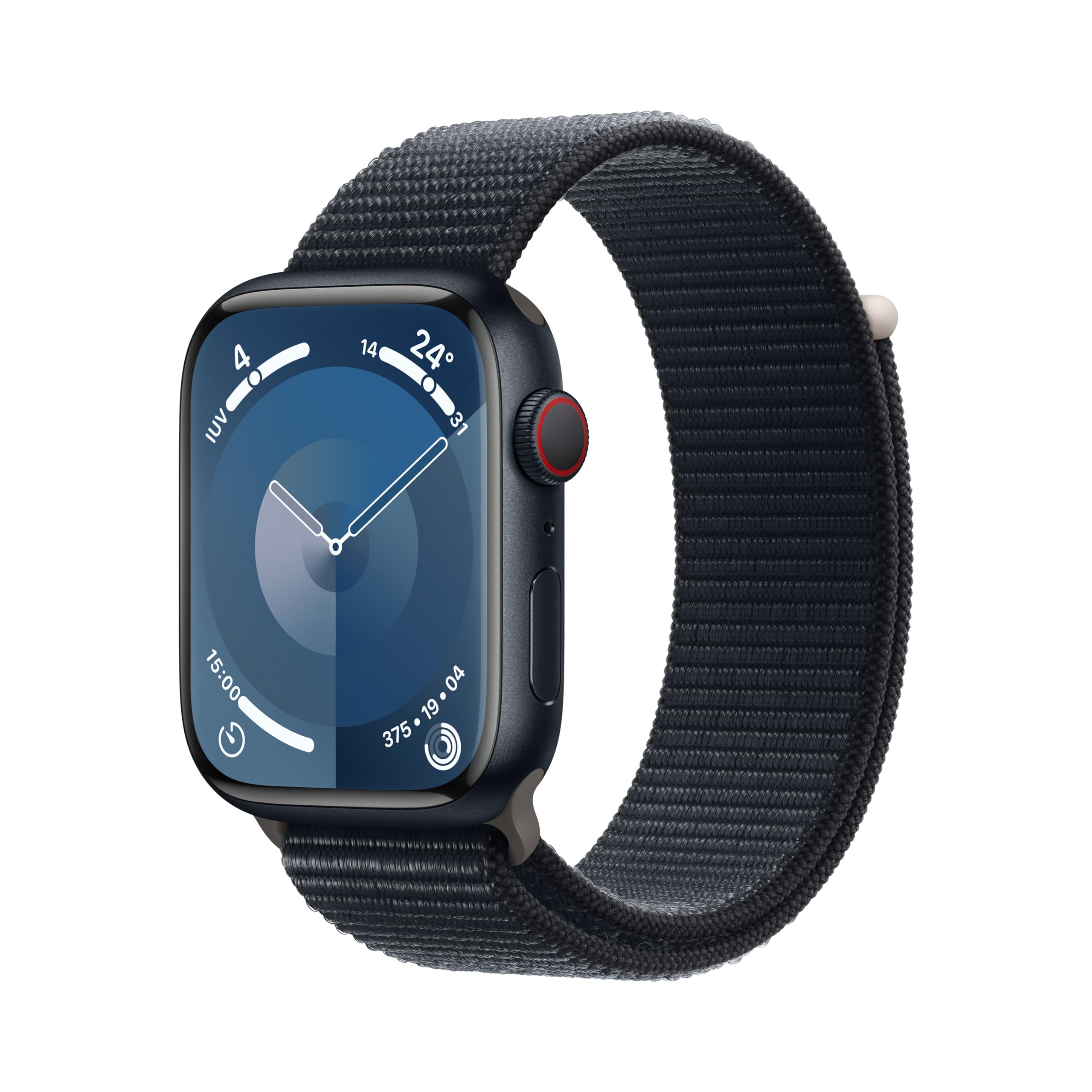 Apple Watch Series 9 GPS Cellular 45mm smartwatch mezzanotte