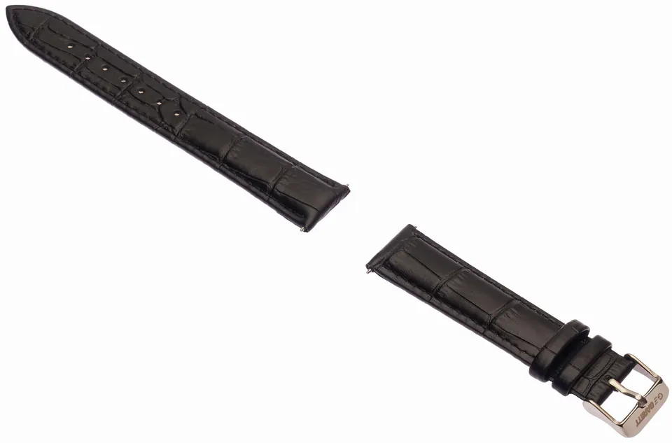 Garett GPS Classic cinturino pelle nero 20 mm