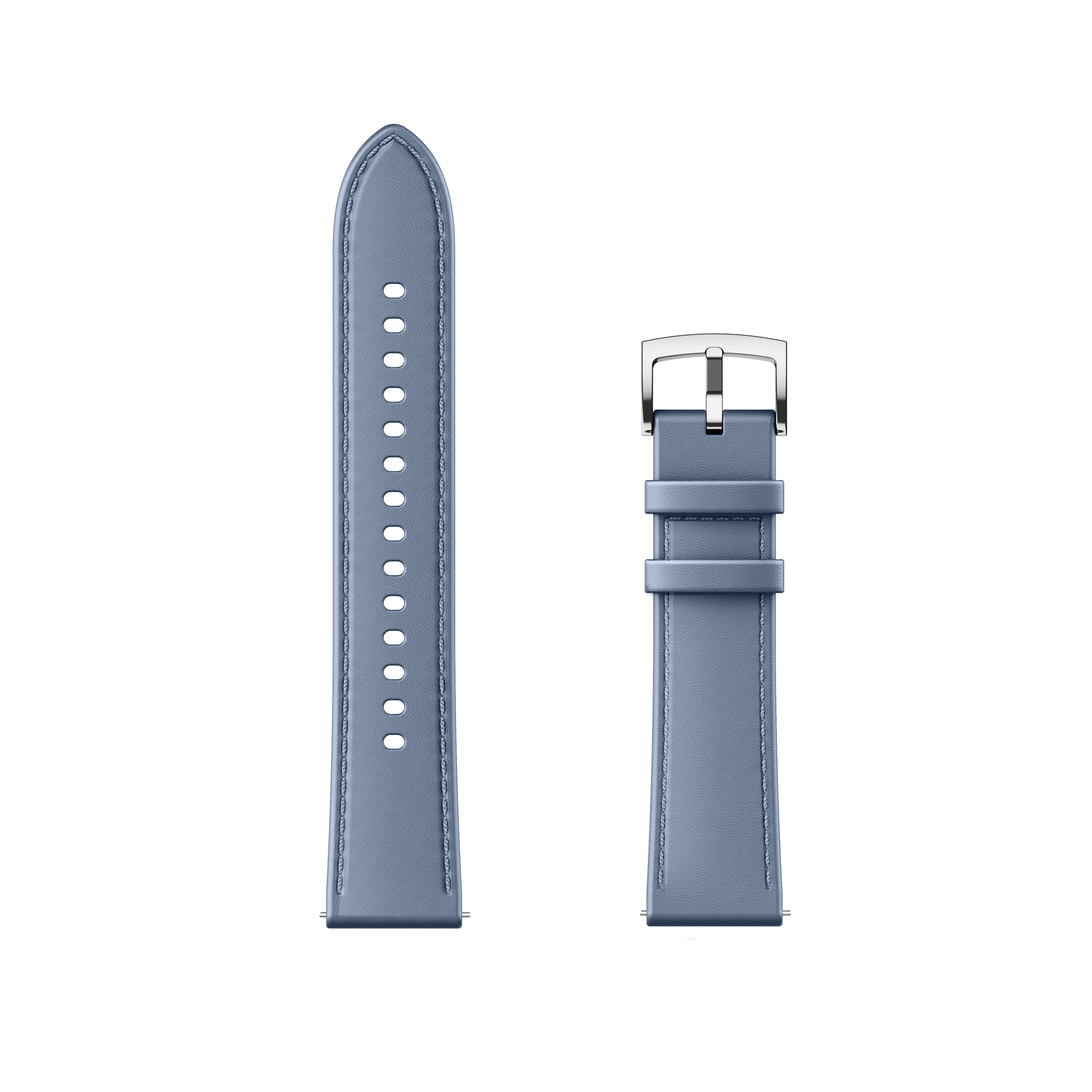 Amazfit cinturino pelle 20 mm blu stile classico
