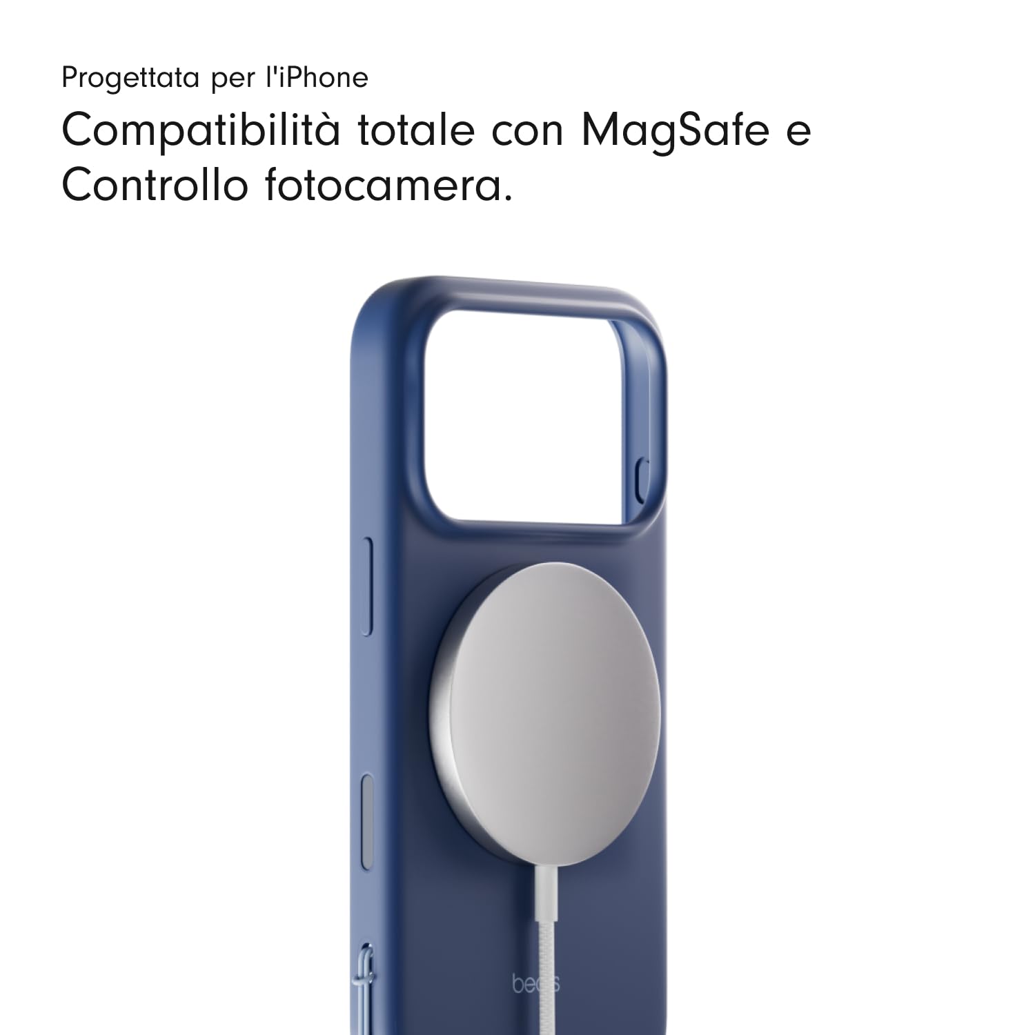 Beats Custodia iPhone 17 Pro Max MagSafe Blu roccia madre