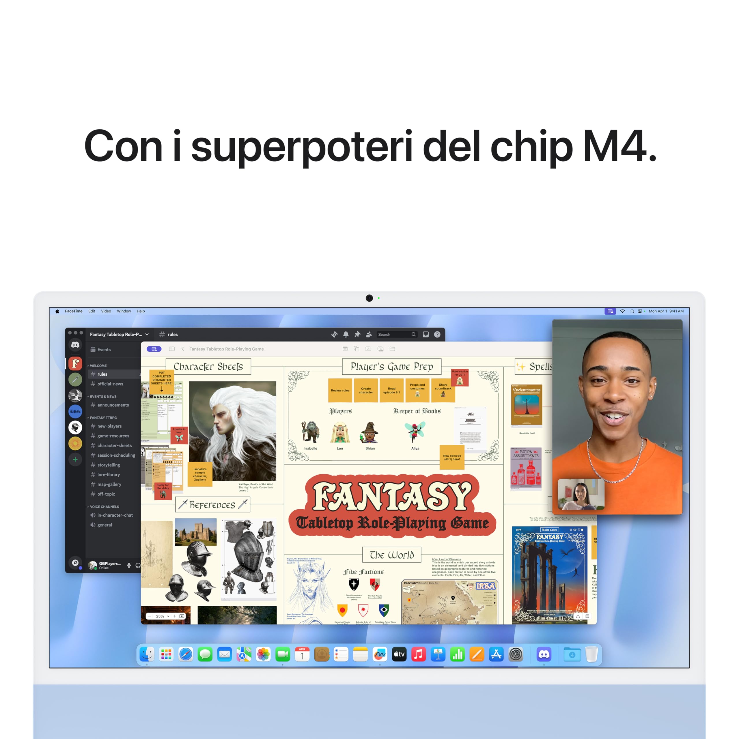 Apple iMac M4 computer 24" 16GB 256GB azzurro
