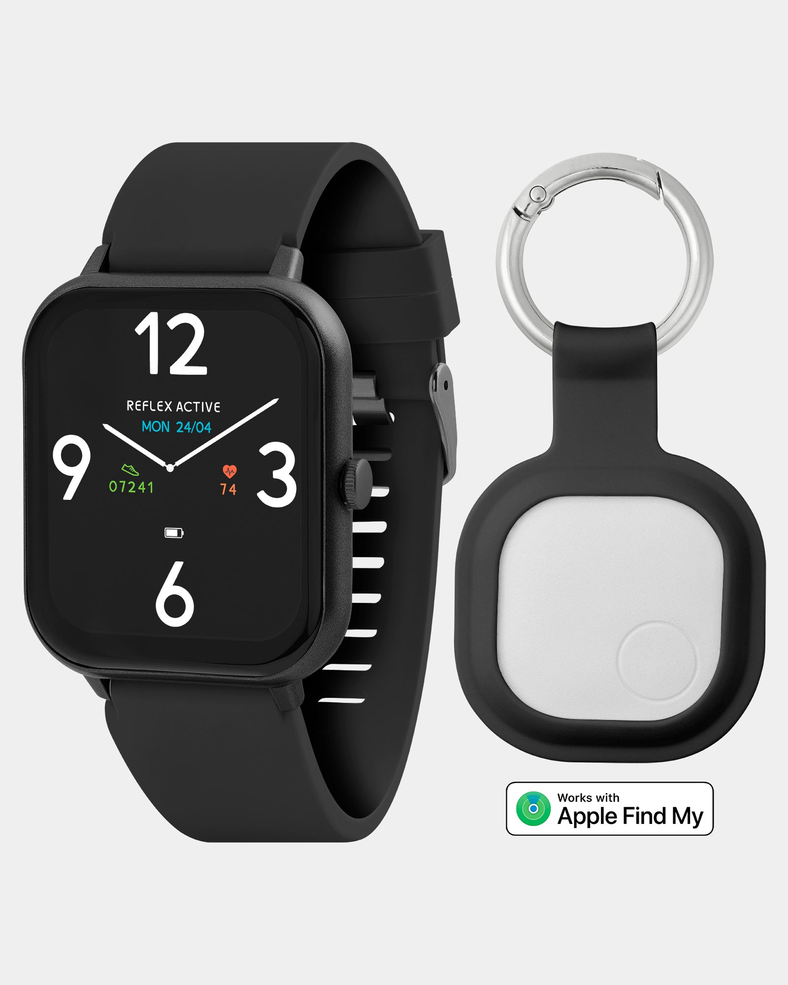 Reflex Active Nexus 100 S Lite smartwatch nero set ActiveTag