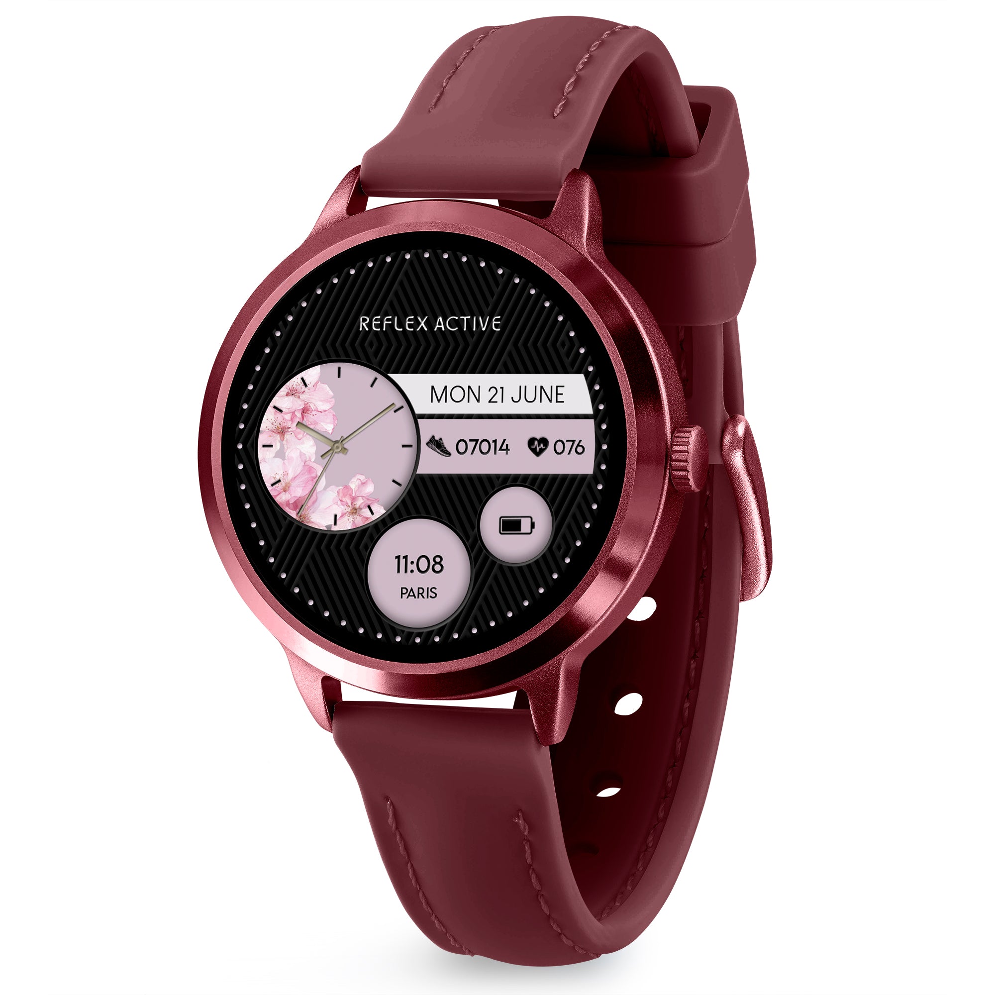 Reflex Active Spectra smartwatch dark berry amoled