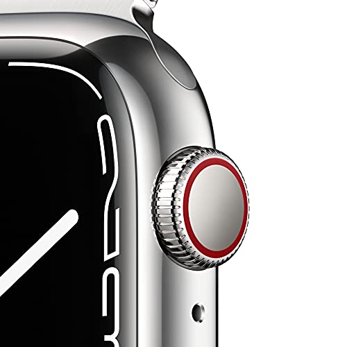 Apple Watch Series 7 GPS Cellular 41mm smartwatch argento milanese