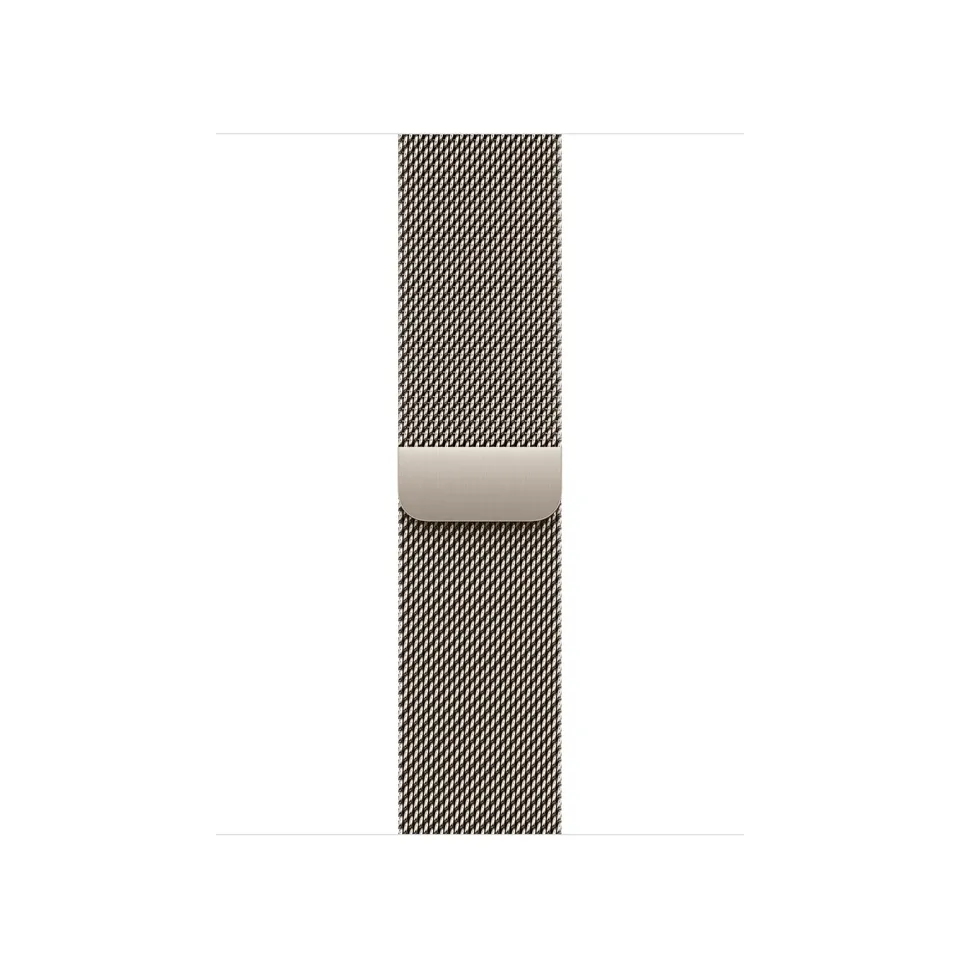 Apple Maglia Milanese 42 mm cinturino naturale acciaio