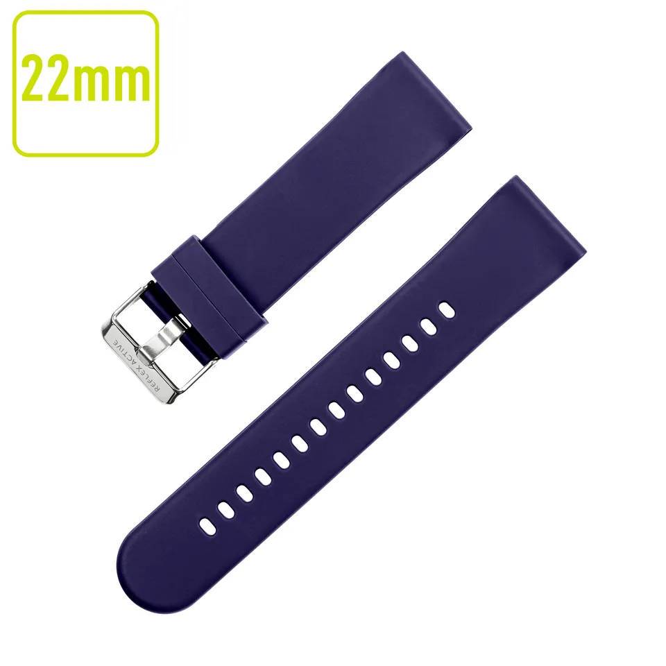 Reflex Active cinturino smartwatch blu silicone 22mm