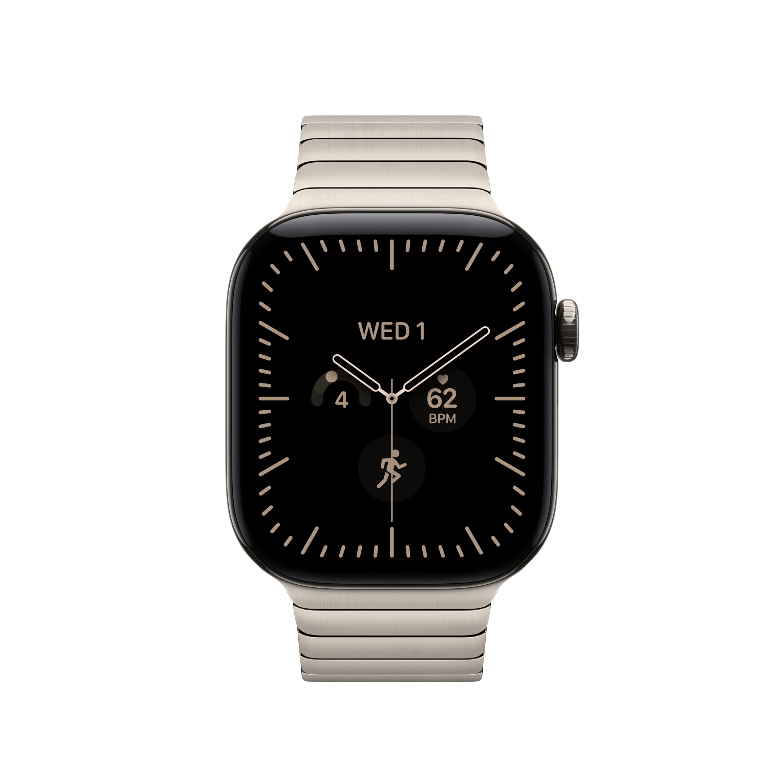 Apple Watch cinturino maglie 42mm acciaio naturale
