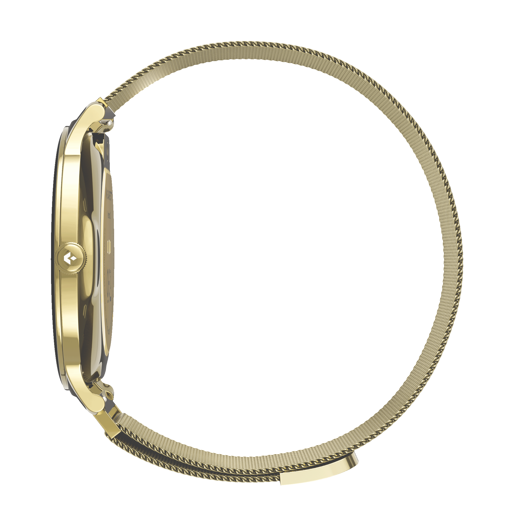 Garett Verona 2 smartwatch oro maglia mesh AMOLED