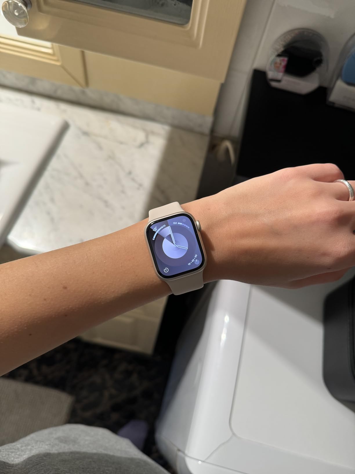 Apple Watch Series 9 41mm smartwatch GPS argento S/M
