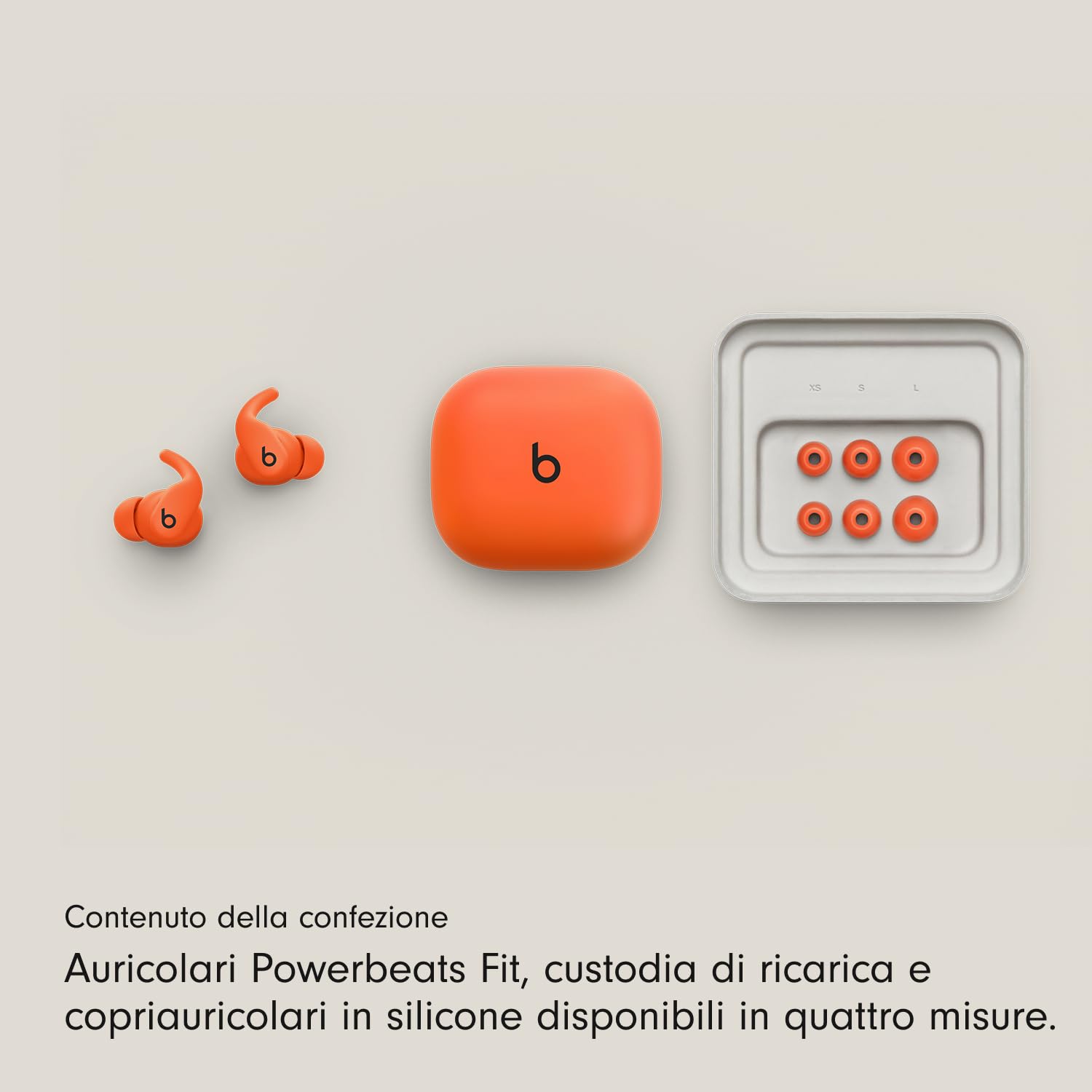 Beats Powerbeats Fit auricolari wireless spark orange IPX4 ANC