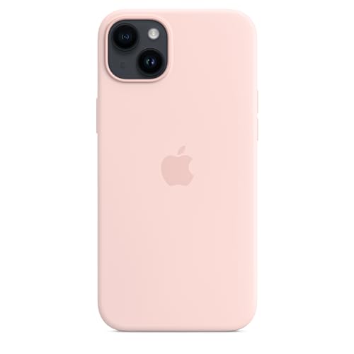 Apple iPhone 14 Plus custodia silicone MagSafe rosa creta