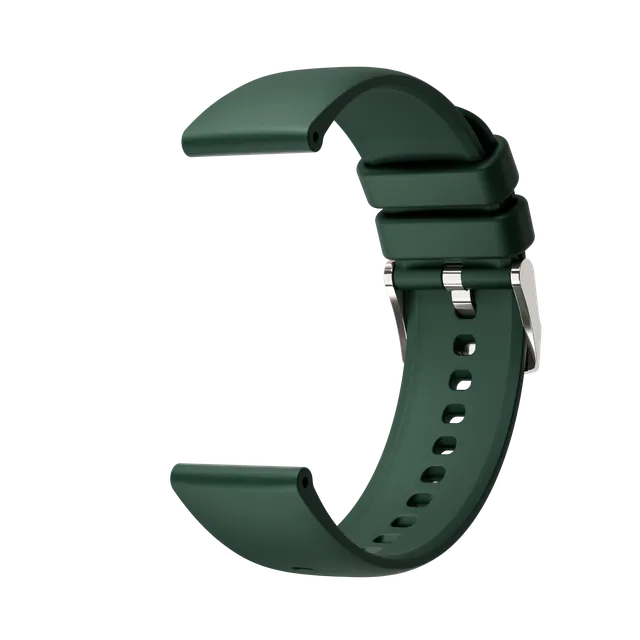 Maoo Cinturino Silicone Smartwatch 20mm Verde Argento