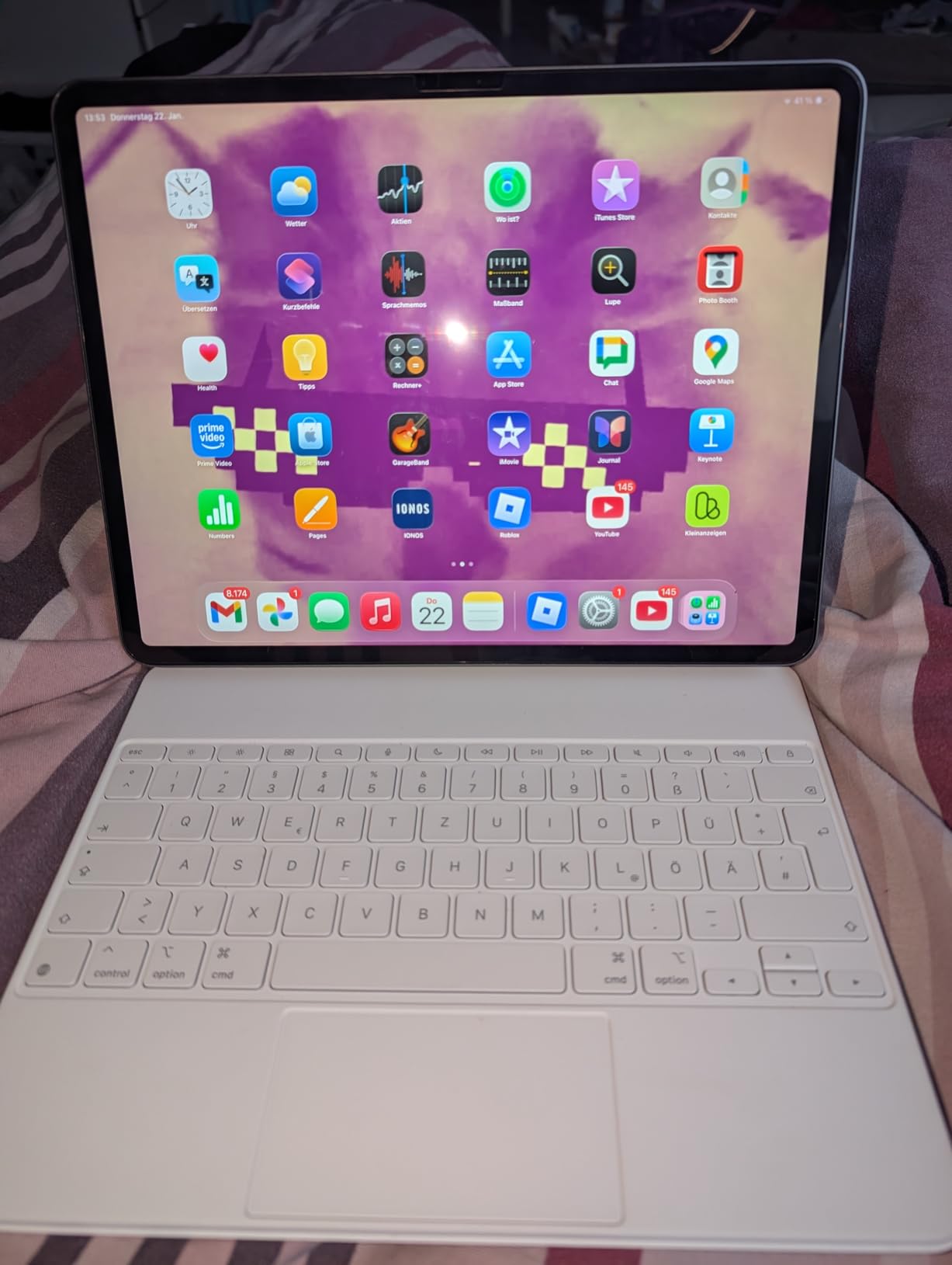 Apple Magic Keyboard 13 M3 tastiera tedesco nero