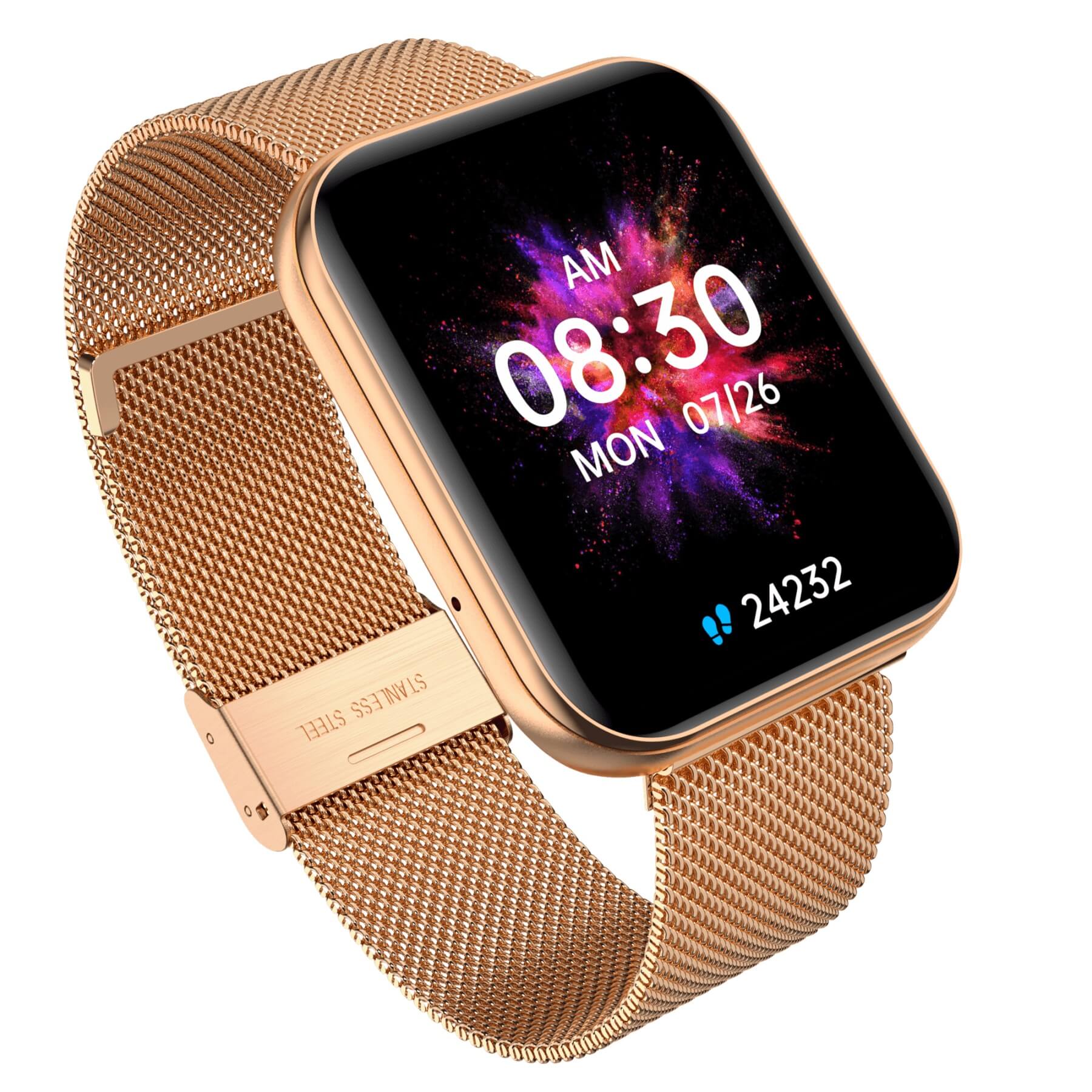Garett GRC MAXX smartwatch oro acciaio AMOLED