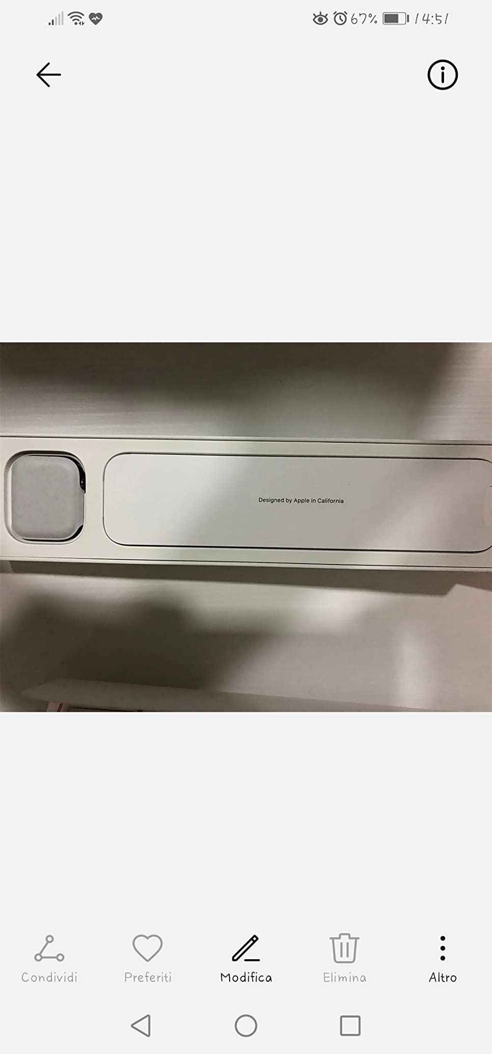 Apple Watch Series 7 smartwatch 41mm Cellular acciaio