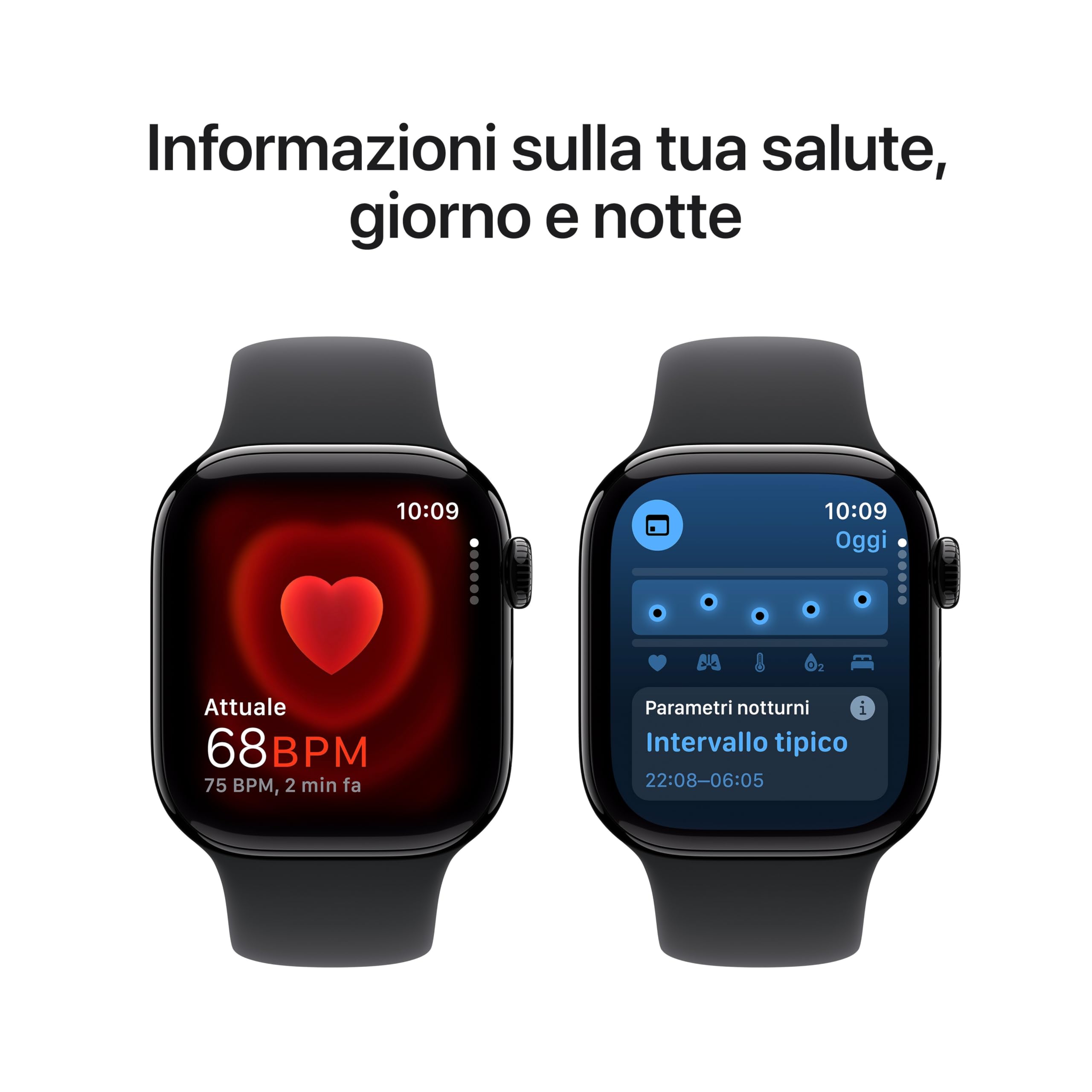 Apple Watch Series 10 42 mm smartwatch GPS Cellular nero M/L