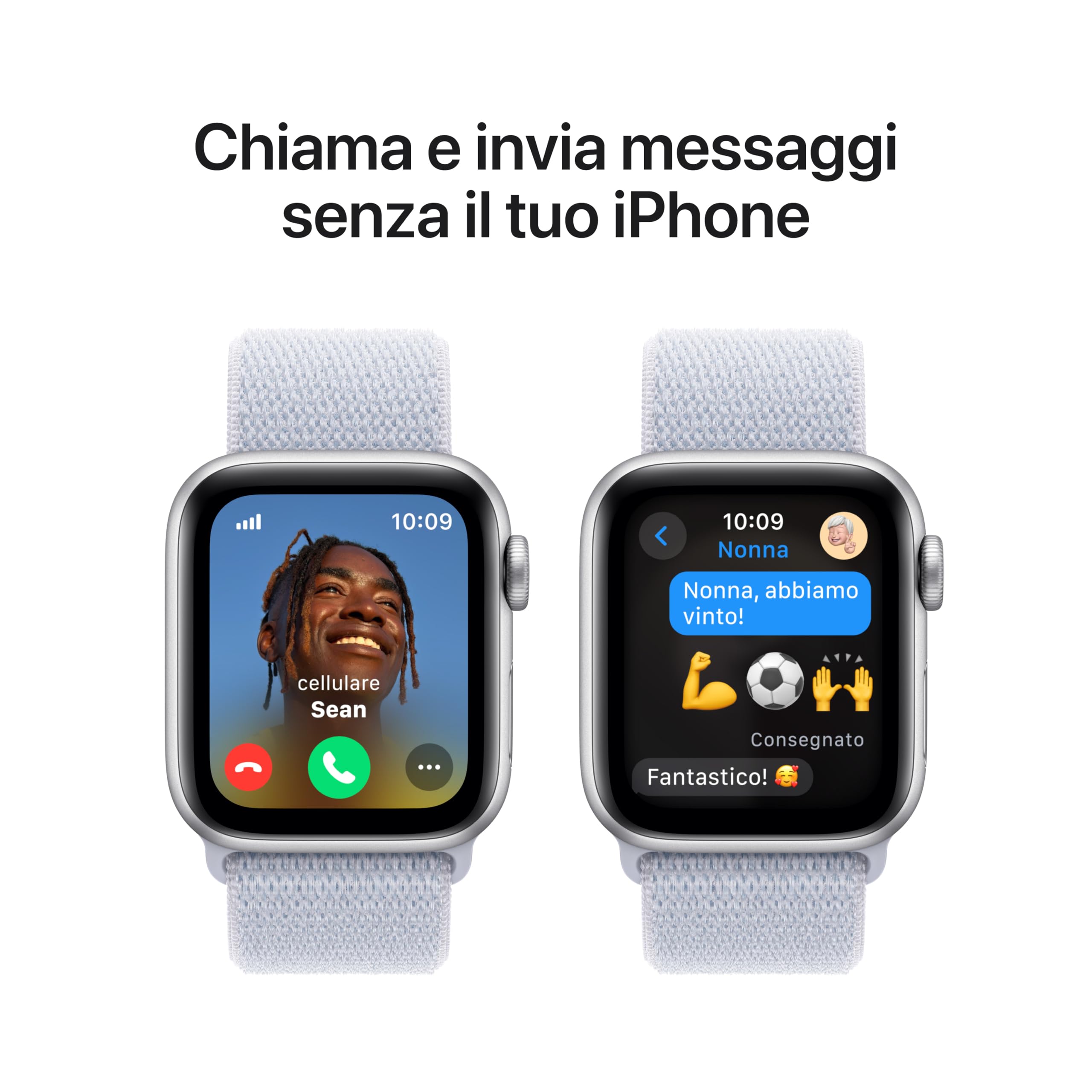 Apple Watch SE 2 gen GPS Cellular 40mm smartwatch Argento Nuvola