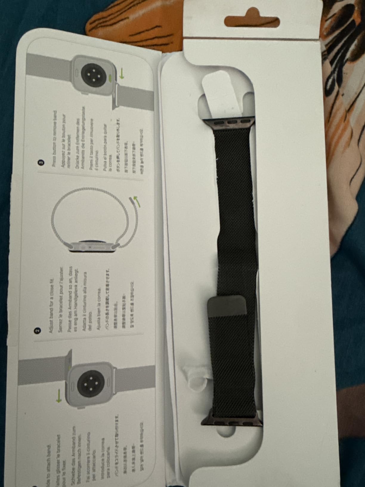 Apple Watch Loop maglia milanese 40 mm cinturino Ardesia acciaio