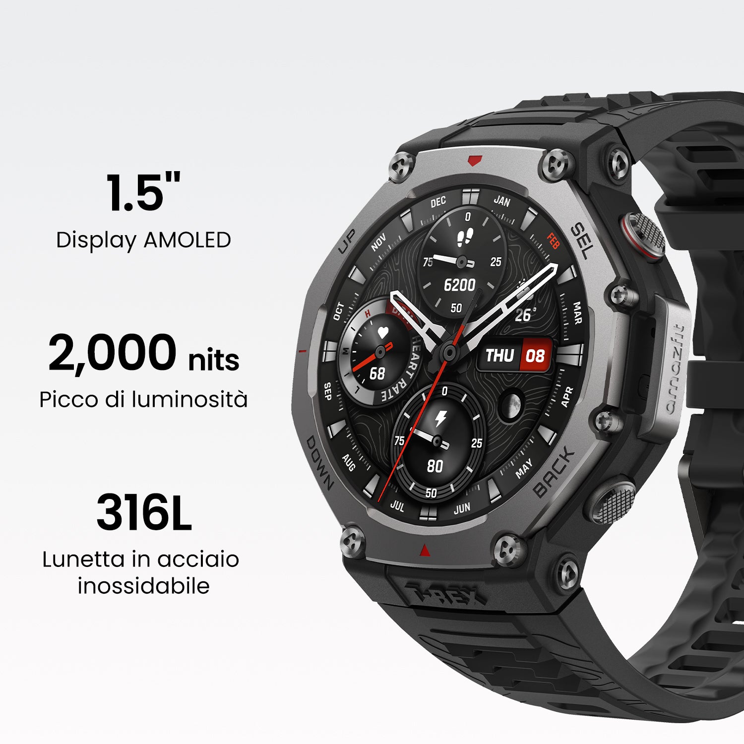 Amazfit T-Rex 3 smartwatch Onyx Hyrox Race