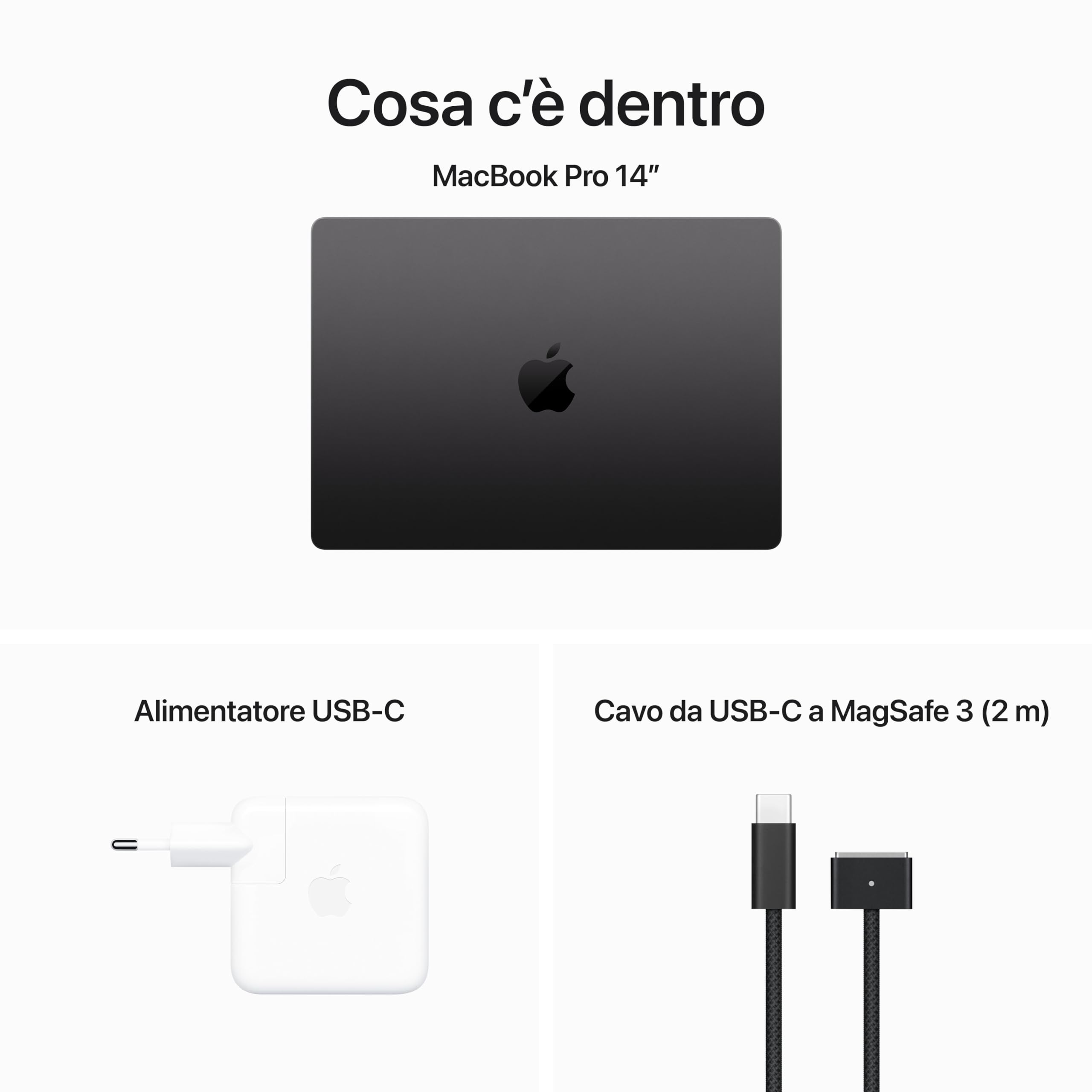 Apple MacBook Pro M3 Pro 12/18 core 14,2" portatile nero 18GB 1TB