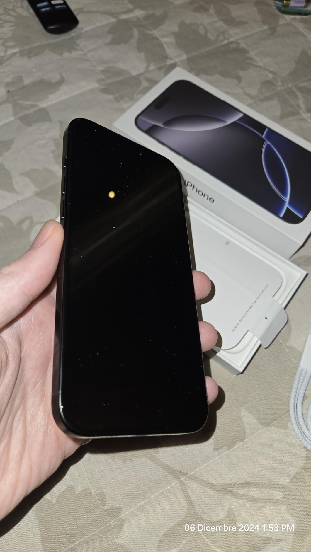 Apple iPhone 16 Pro Max smartphone 256 GB titanio naturale 5G
