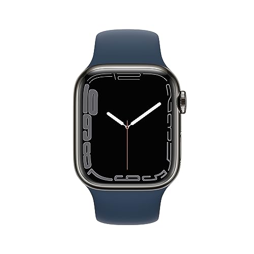 Apple Watch Series 7 smartwatch 41mm grafite blu abisso ECG