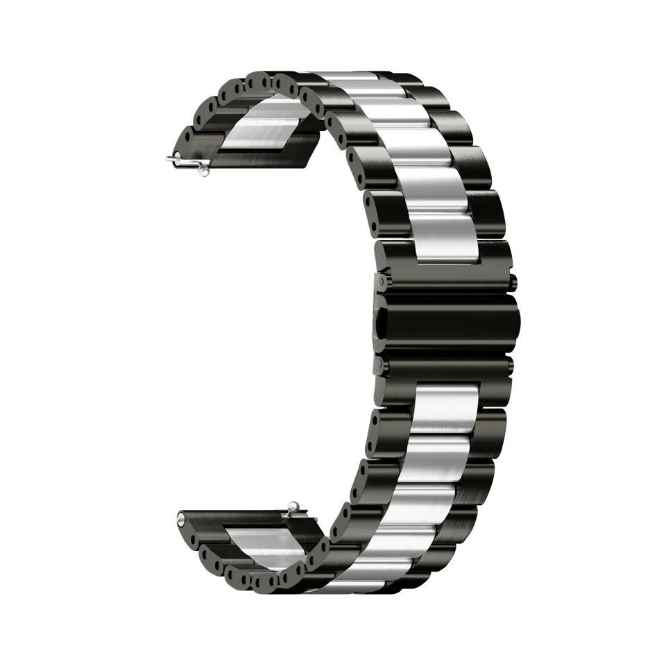 Maoo Cinturino Acciaio 22 mm Grigio Argento