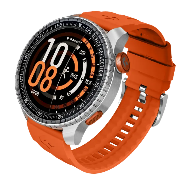 Garett Compass GPS smartwatch argento AMOLED