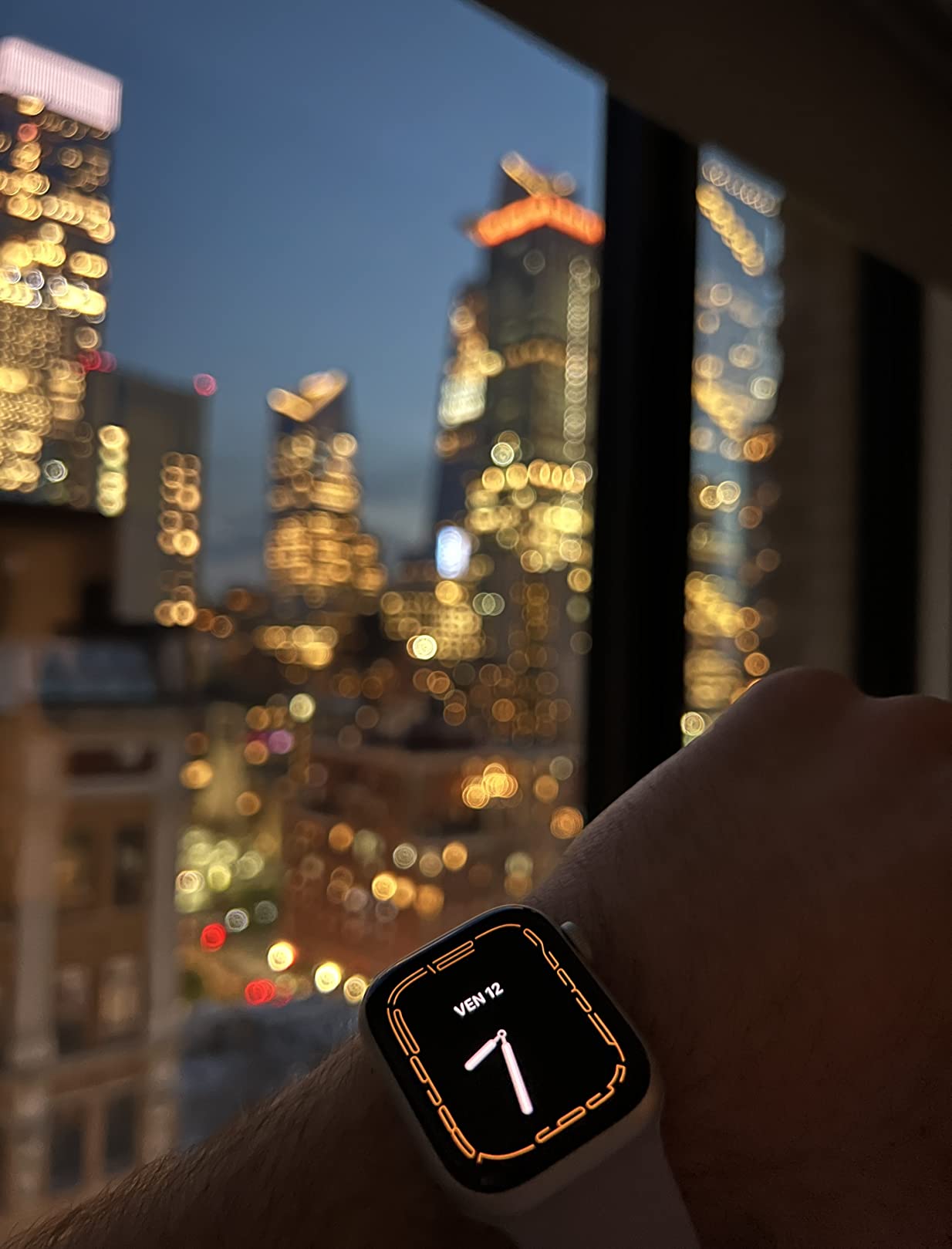 Apple Watch Series 8 GPS 41mm smartwatch argento bianco