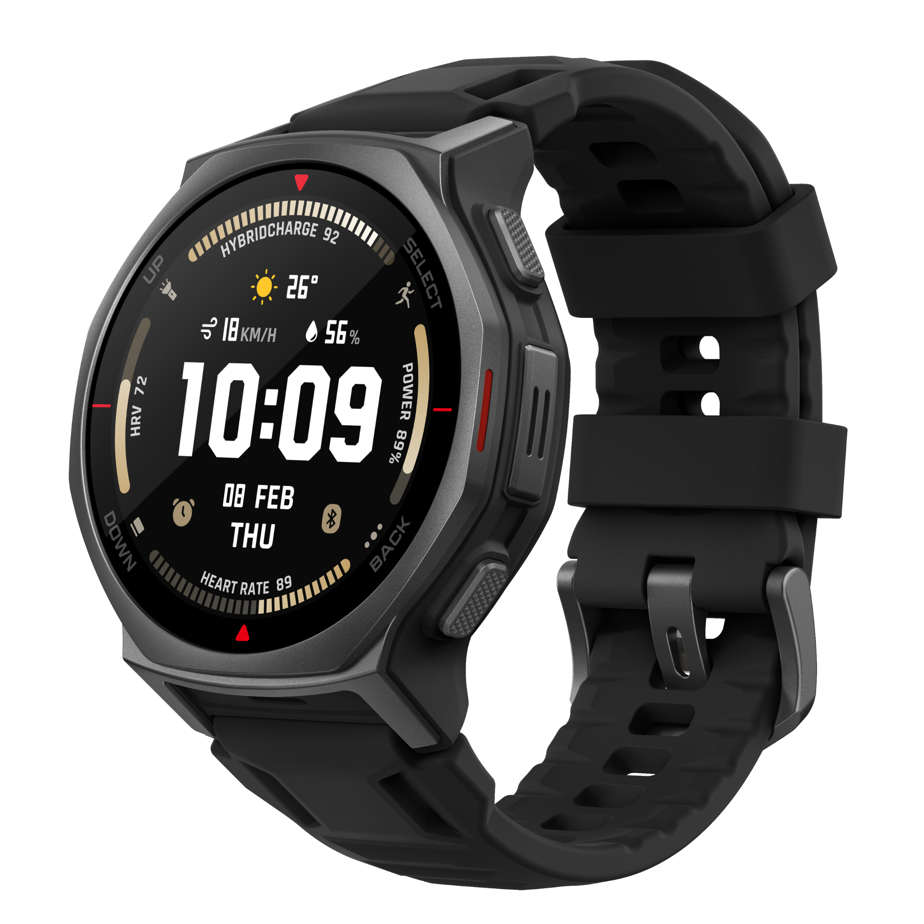 Amazfit T-Rex 3 Pro smartwatch nero oro 44 mm