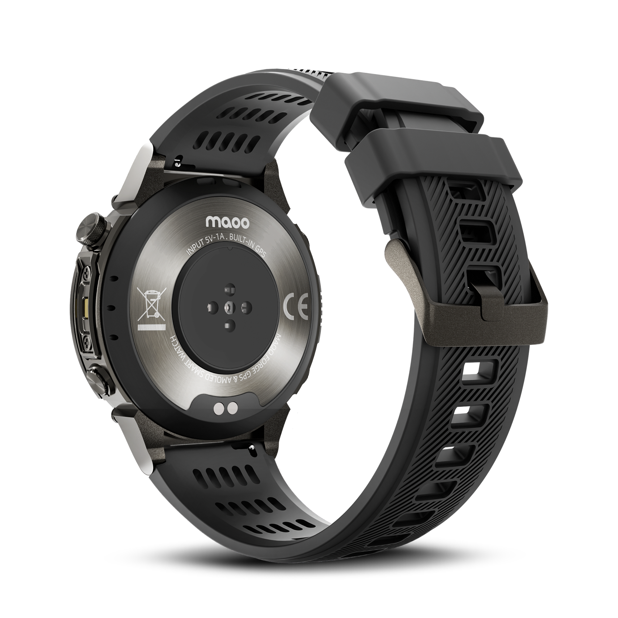Maoo Forge GPS Smartwatch Gun Metal AMOLED