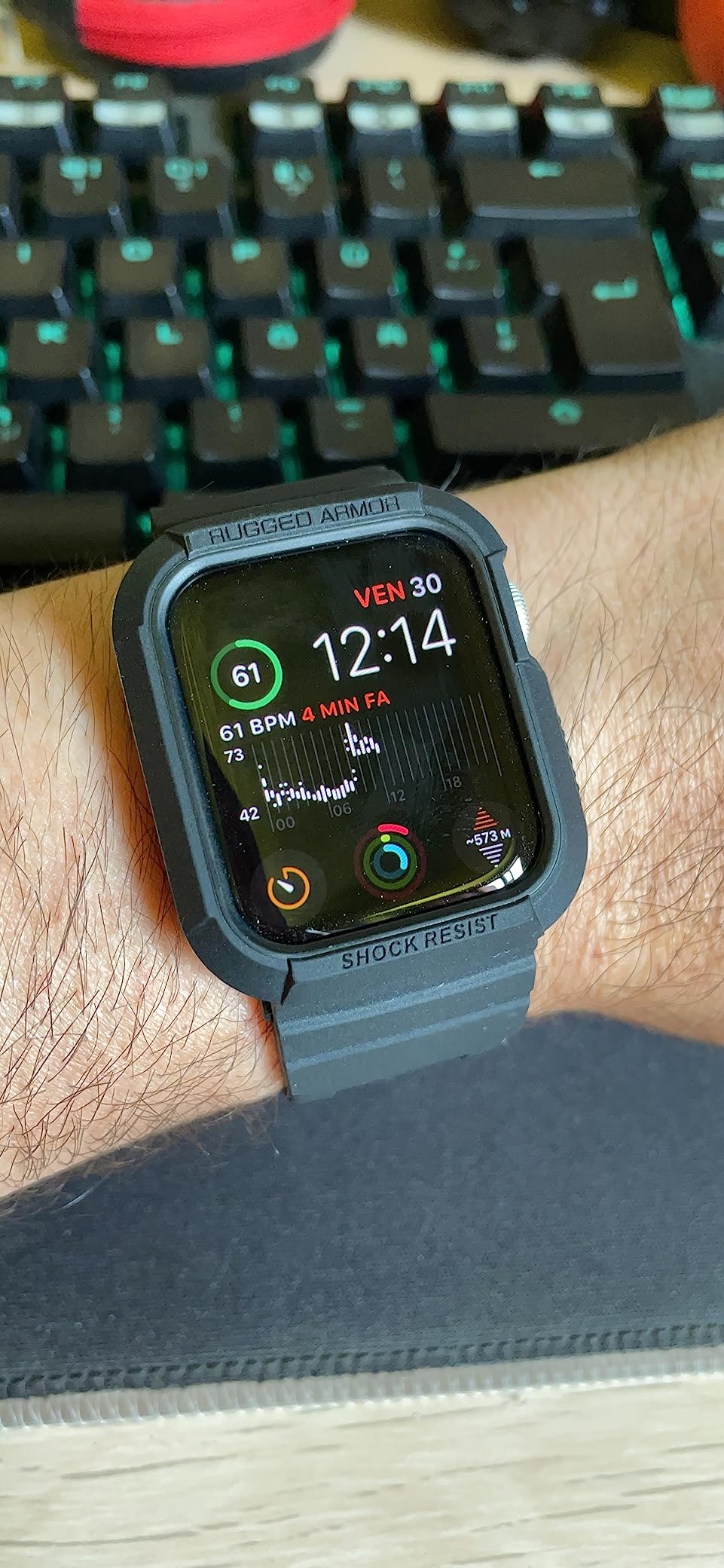 Apple Watch Series 8 GPS 41mm smartwatch argento bianco