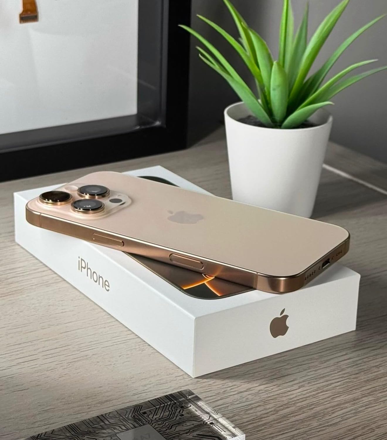 Apple iPhone 16 Pro Max smartphone 256 GB titanio naturale 5G