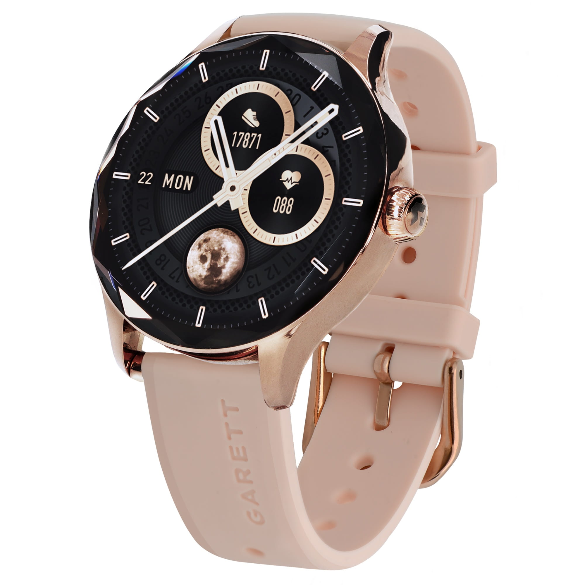 Garett Viva smartwatch AMOLED oro battito cardiaco