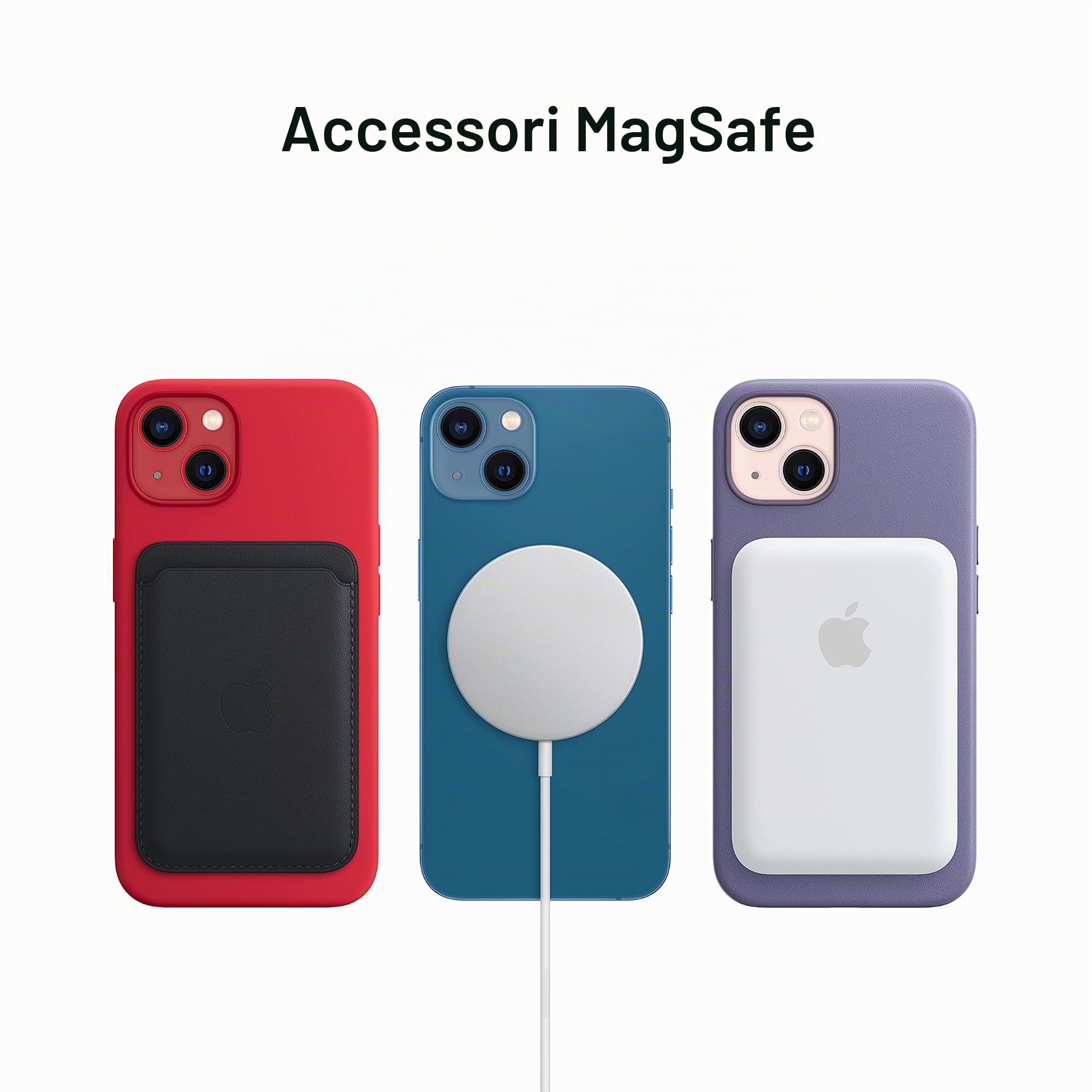 Apple iPhone 13 custodia in pelle Nespola MagSafe