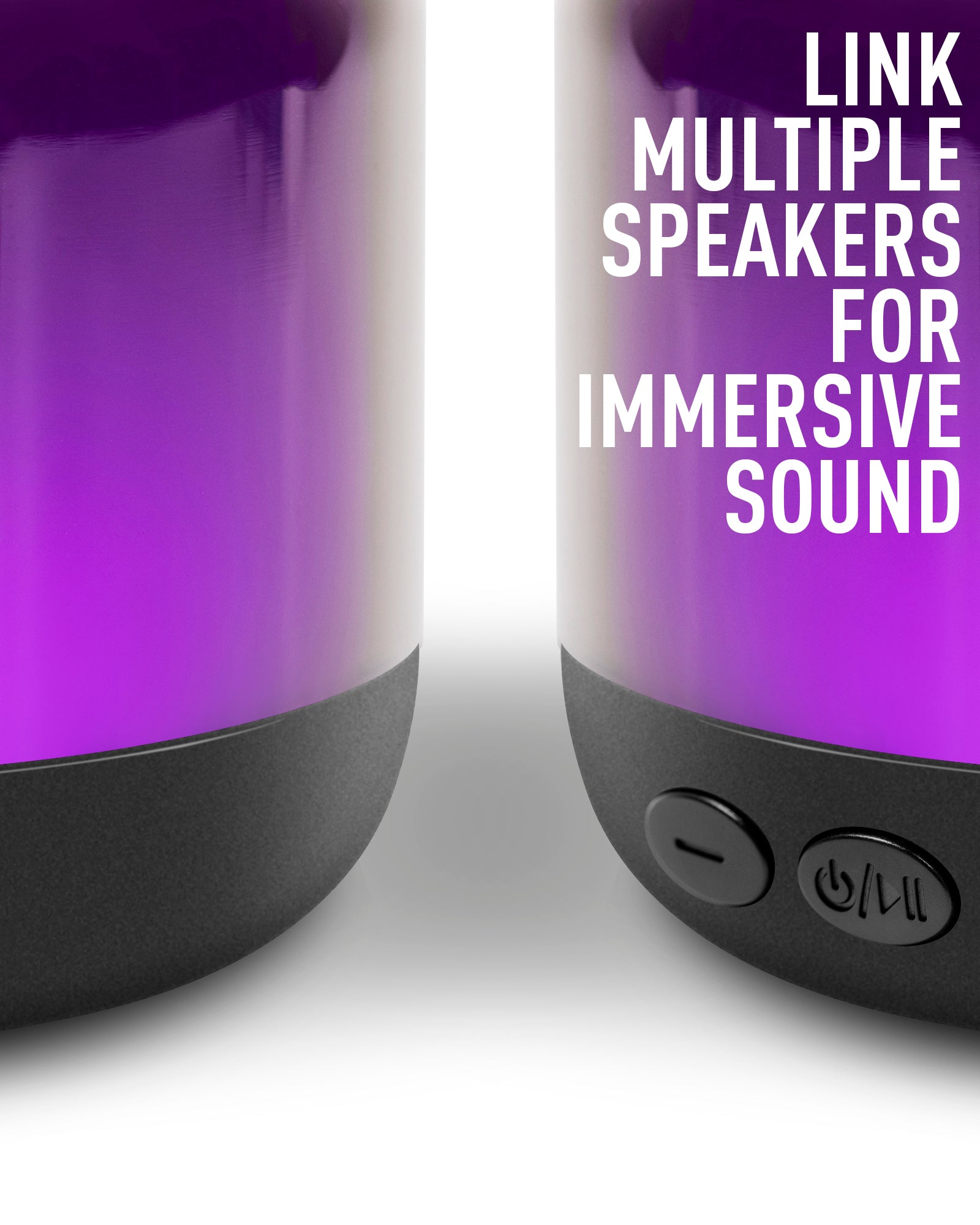 Reflex Active Mini Boom cassa Bluetooth luci nera