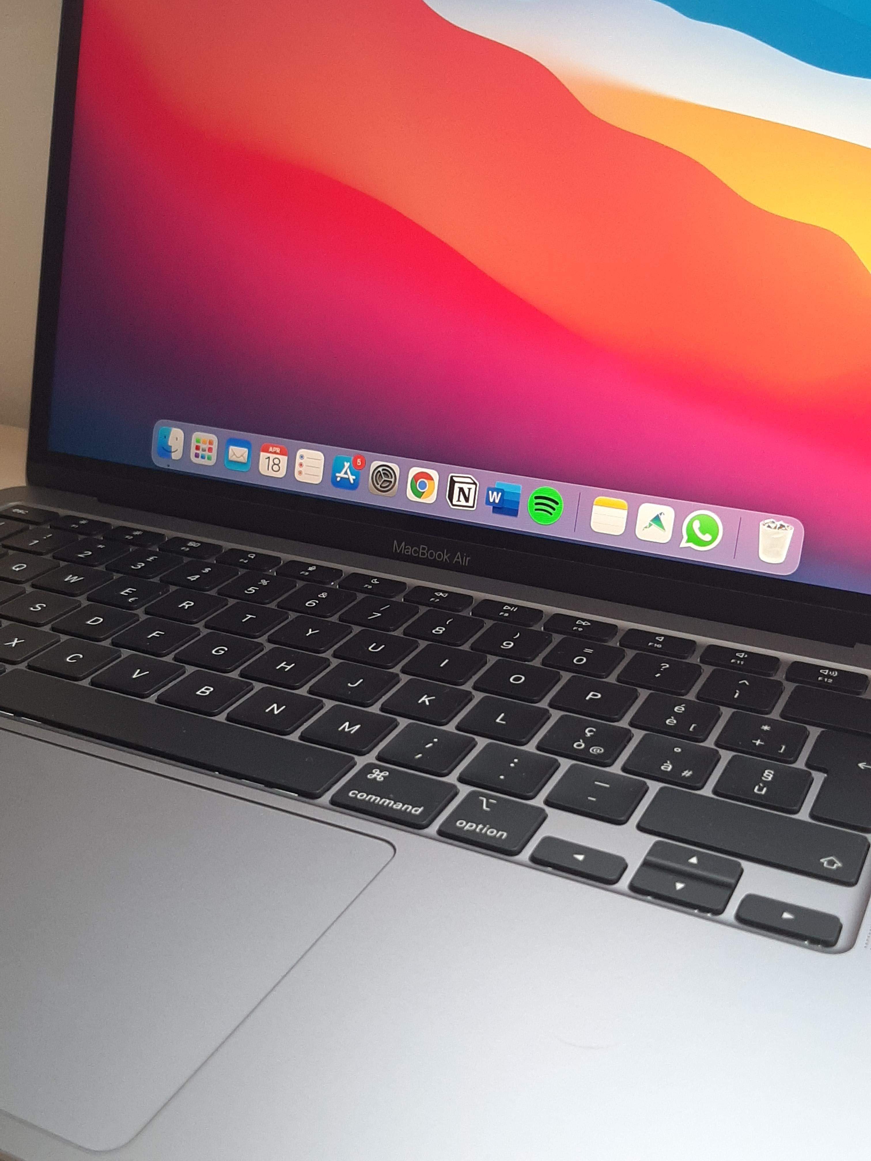 Apple MacBook Air 2020 M1 256GB portatile argento 13 pollici