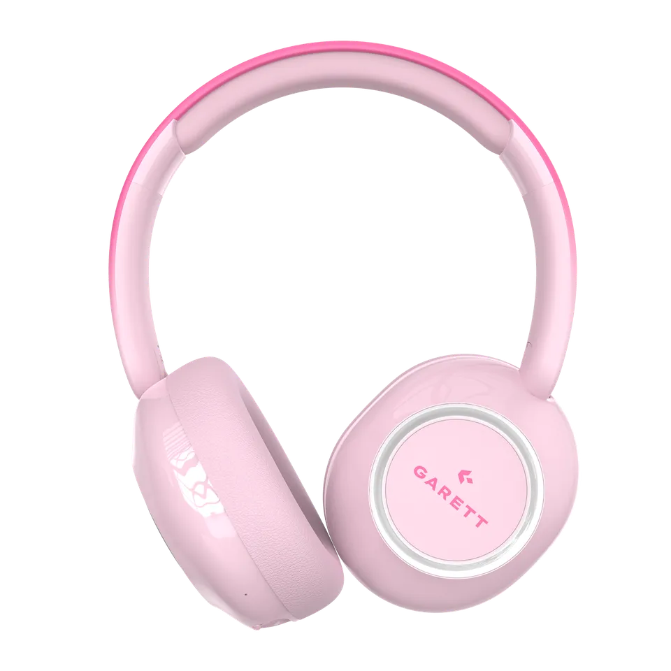 Garett Astro Wave ANC cuffie wireless rosa bambini