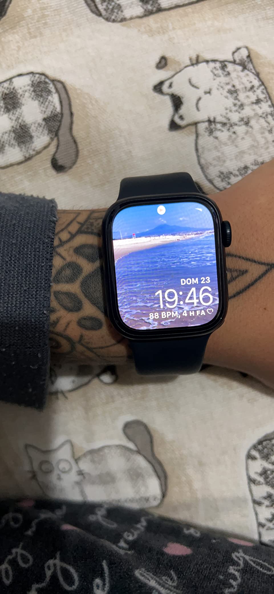 Apple Watch Series 7 45mm smartwatch GPS + Cellular mezzanotte