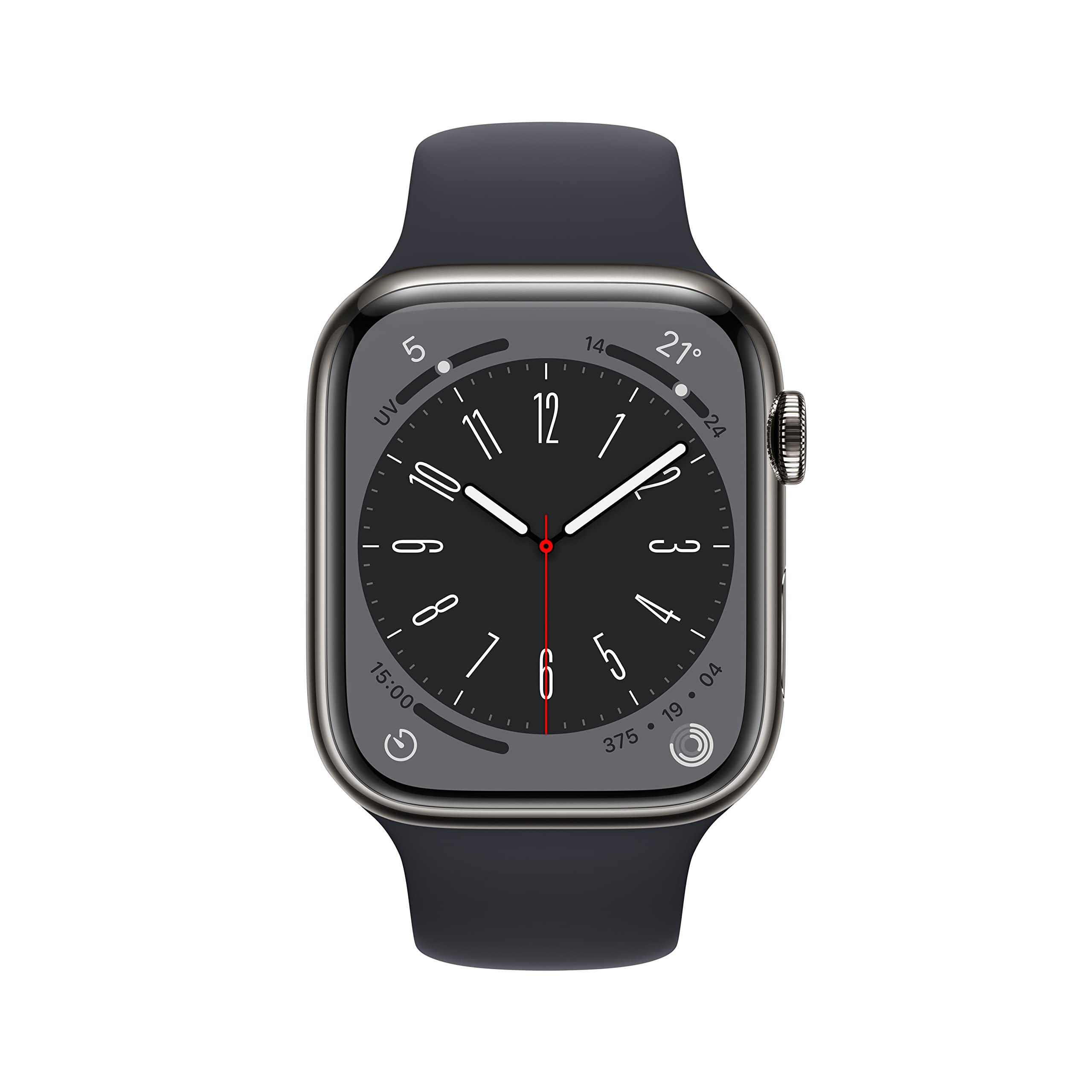 Apple Watch Series 8 smartwatch 45mm GPS Cellular grafite mezzanotte