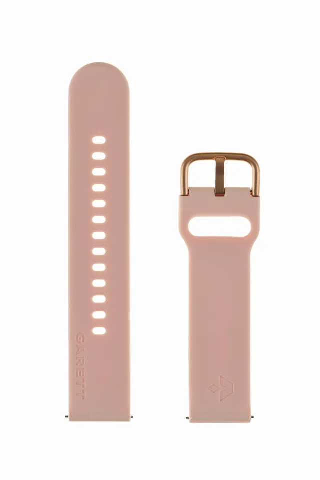 Garett cinturino silicone rosa cipria 20 mm