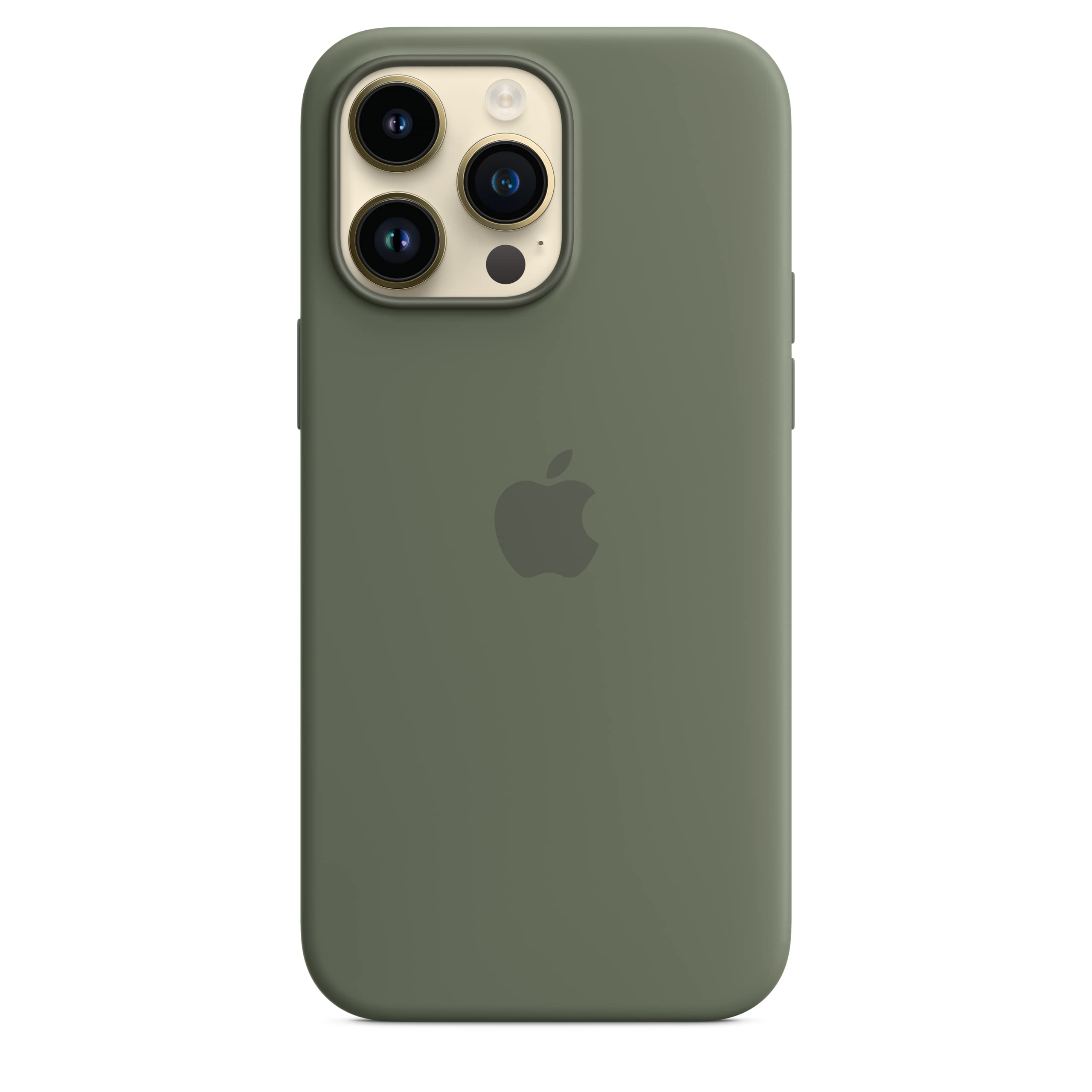 Apple iPhone 14 Pro Max custodia silicone oliva MagSafe