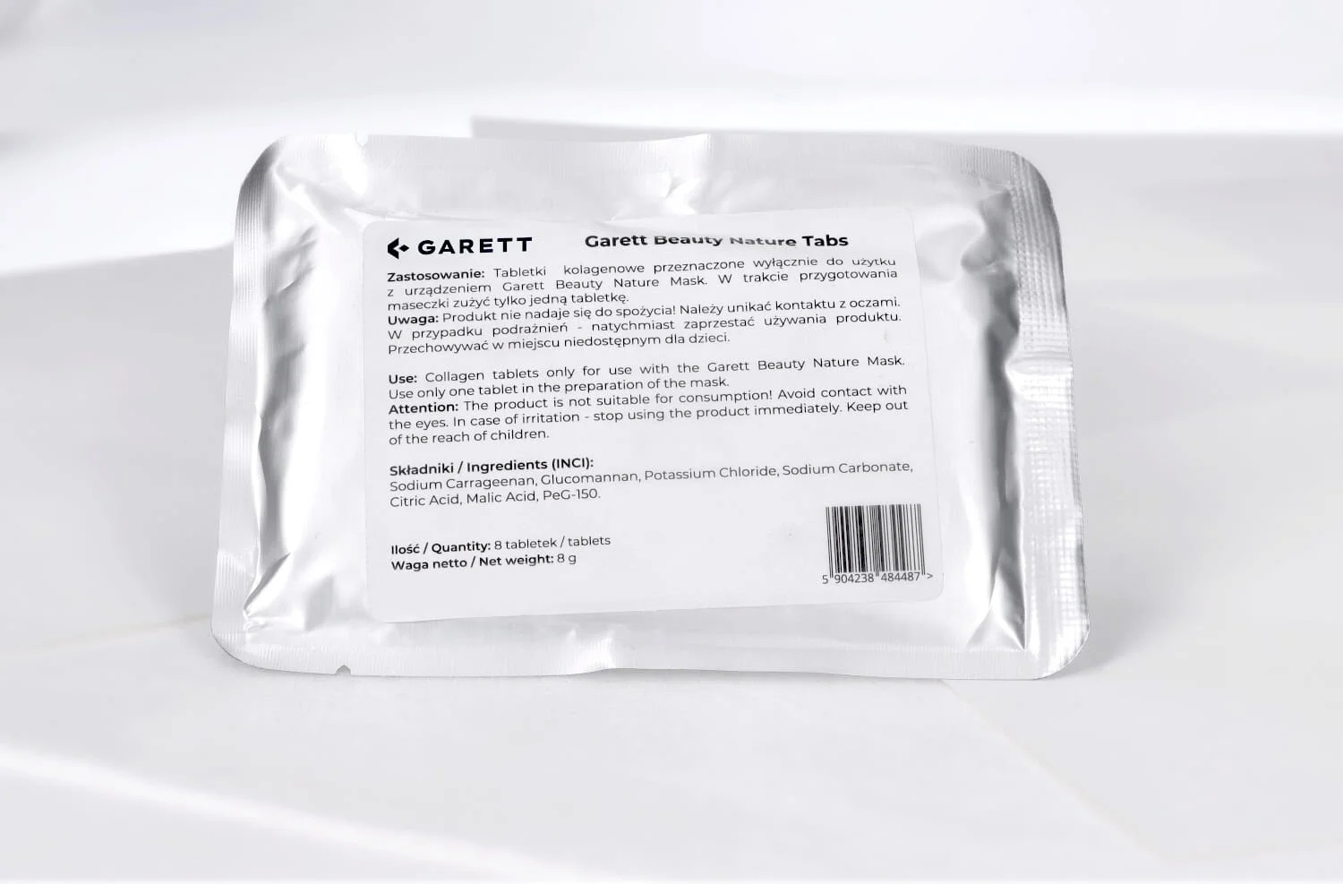 Garett Beauty Nature compresse collagene 8 pezzi