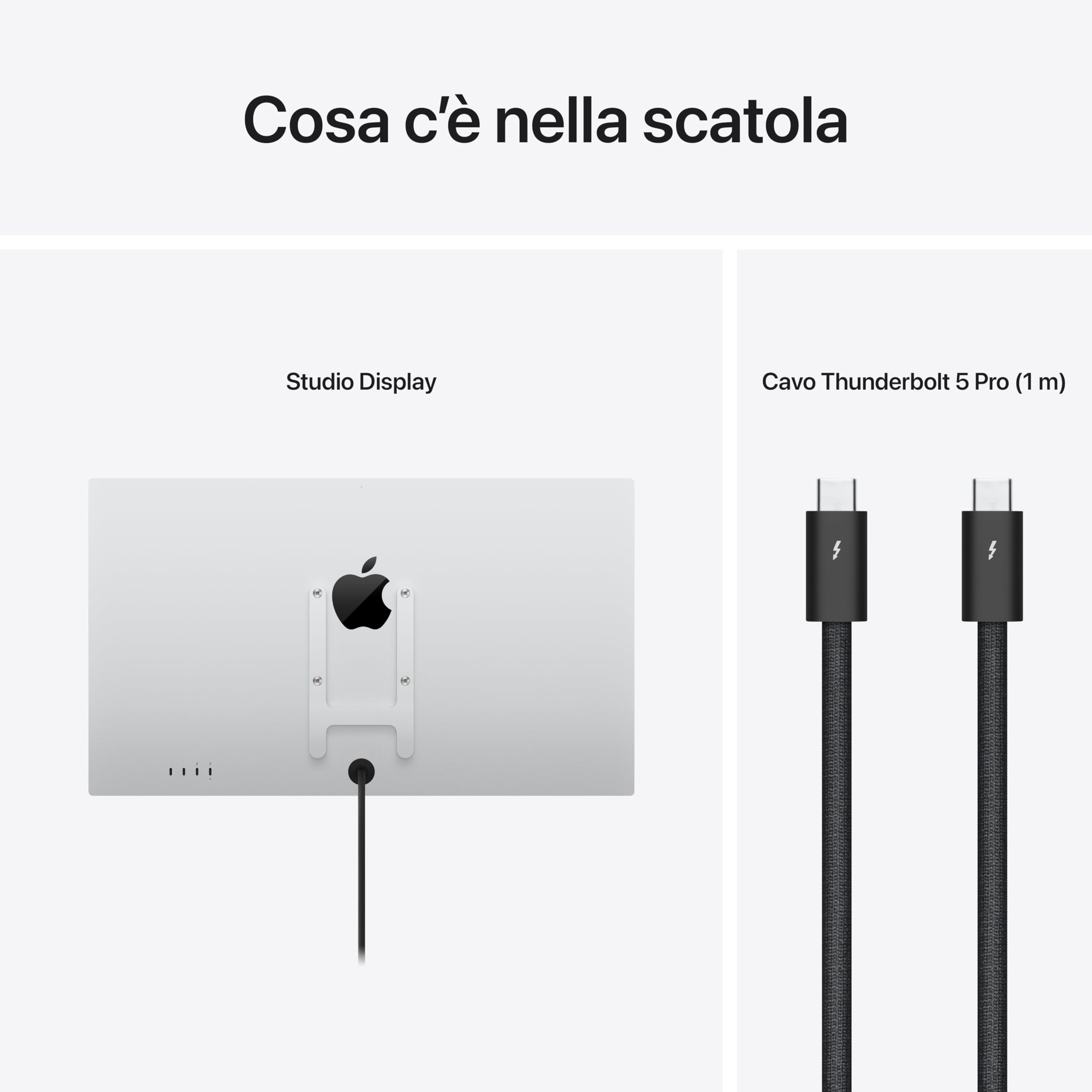 Apple Studio Display monitor 5K vetro nanotexture inclinabile